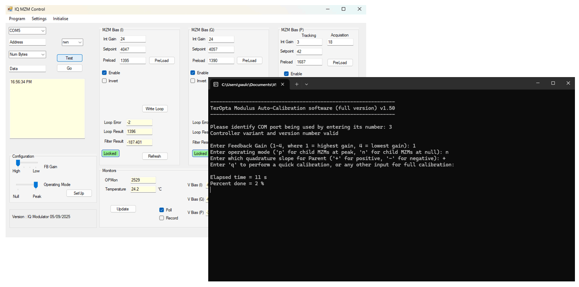 Screenshots of Graphical User Interfaces